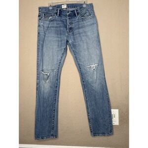 TODD SNYDER Distressed Slim Fit Denim Jeans 33x32 Casual